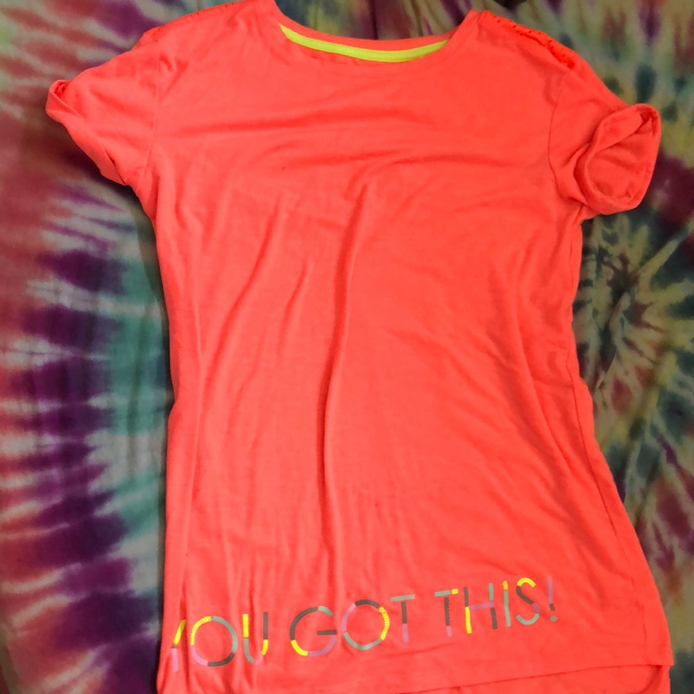 Neon pink you got this cat and jack girls XL tee
